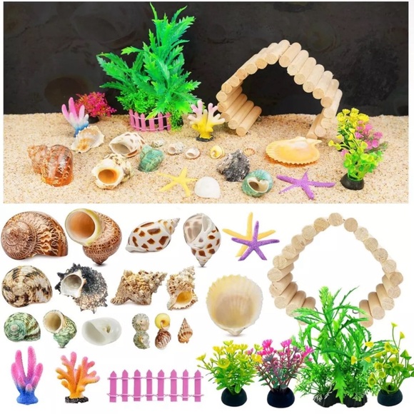 Artificial Plants Used for Hermit Crab Species Aquarium Home Decoration- - Picture 1 of 6